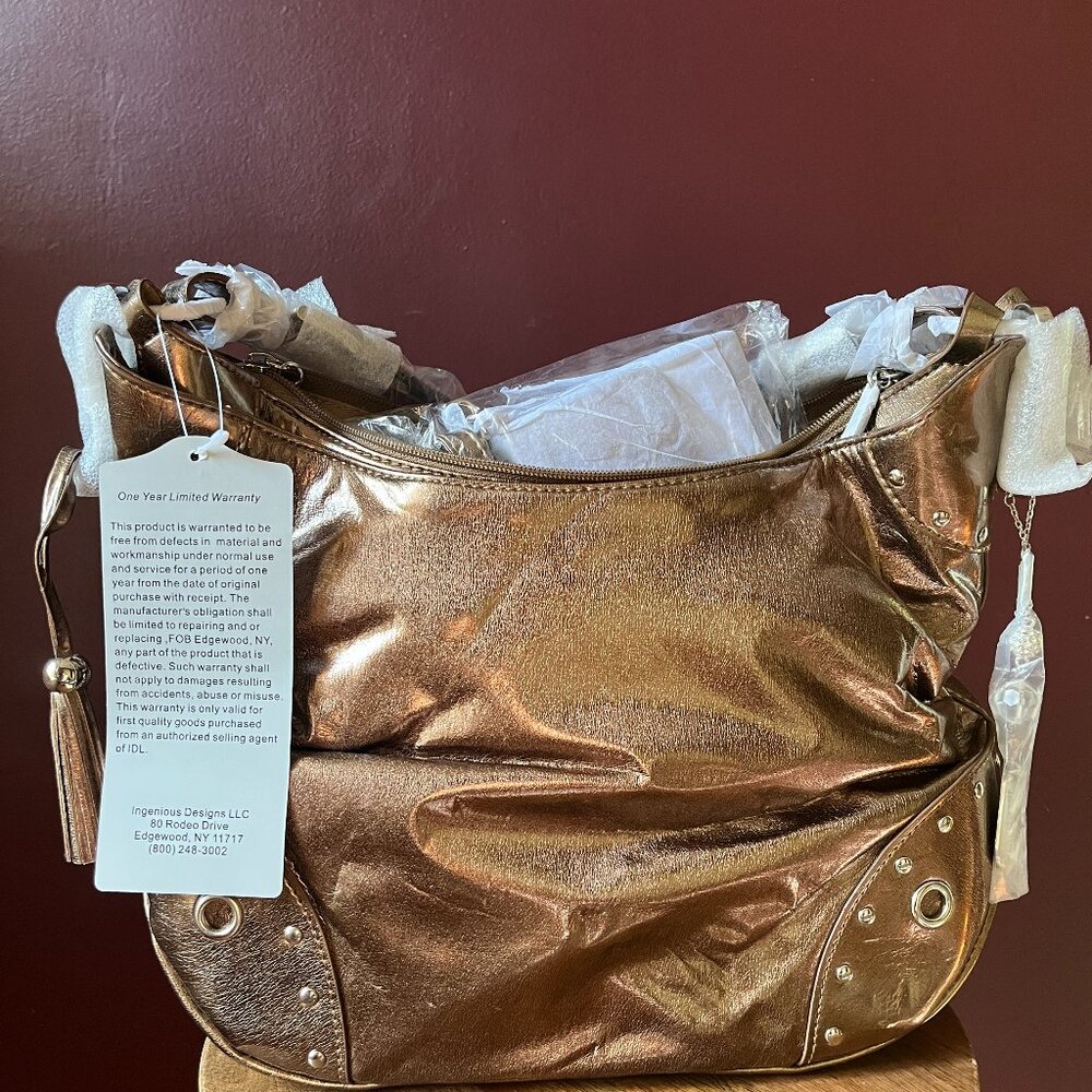 Metallic Hobo Bag